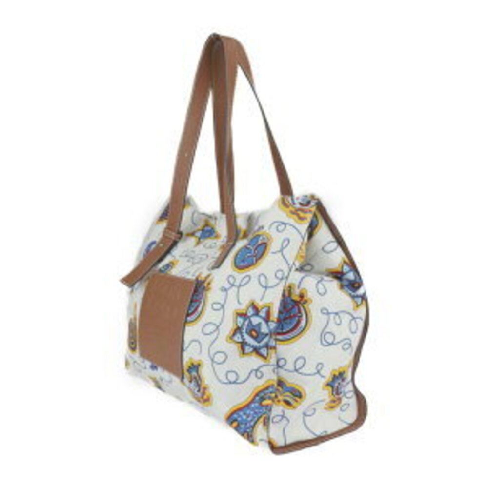 Loewe Shoulder Anagram Paulas Leather Ibiza Collaboration Canvas Multicolor Blue